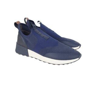 Sam Edelman Dania Knit Slip-On Casual Sneakers Navy Blue Womens Size 8.5